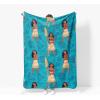 image:imageJay Franco Kids Plush Throw Blanket  Soft amp Cozy Fleece Throw for Bedroom amp Couch Dcor Official Licensed Product Multi  Nightmare Before Christmas 46x60  Throw BlanketTeal  Moana