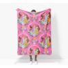 image:imageJay Franco Kids Plush Throw Blanket  Soft amp Cozy Fleece Throw for Bedroom amp Couch Dcor Official Licensed Product Multi  Nightmare Before Christmas 46x60  Throw BlanketPink  Princess