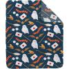 image:imageJay Franco Kids Plush Throw Blanket  Soft amp Cozy Fleece Throw for Bedroom amp Couch Dcor Official Licensed Product Multi  Nightmare Before Christmas 46x60  Throw BlanketBlue  Harry Potter