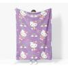 image:imageJay Franco Kids Plush Throw Blanket  Soft amp Cozy Fleece Throw for Bedroom amp Couch Dcor Official Licensed Product Multi  Nightmare Before Christmas 46x60  Throw BlanketPurple  Hello Kitty