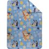 image:imageJay Franco Kids Plush Throw Blanket  Soft amp Cozy Fleece Throw for Bedroom amp Couch Dcor Official Licensed Product Multi  Nightmare Before Christmas 46x60  Throw BlanketBlue  Bluey