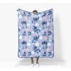 image:imageJay Franco Kids Plush Throw Blanket  Soft amp Cozy Fleece Throw for Bedroom amp Couch Dcor Official Licensed Product Multi  Nightmare Before Christmas 46x60  Throw BlanketBlue  Lilo and Stitch