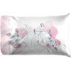 image:imageJay Franco Kids Sheet Set with Fitted Flat Sheets amp Pillow Cover  UltraSoft Bedding with Pillowcase for Room Decor White  Harry Potter 4 Piece QueenPink  Disney Princess