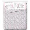 image:imageJay Franco Kids Sheet Set with Fitted Flat Sheets amp Pillow Cover  UltraSoft Bedding with Pillowcase for Room Decor White  Harry Potter 4 Piece QueenPink  Disney Princess