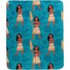 image:imageJay Franco Kids Plush Throw Blanket  Soft amp Cozy Fleece Throw for Bedroom amp Couch Dcor Official Licensed Product Multi  Nightmare Before Christmas 46x60  Throw BlanketTeal  Moana