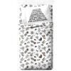 image:imageJay Franco Kids Sheet Set with Fitted Flat Sheets amp Pillow Cover  UltraSoft Bedding with Pillowcase for Room Decor White  Harry Potter 4 Piece QueenWhite  Star Wars