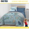 image:imageJay Franco Kids Comforter Set Includes Sheets and Pillow Covers  Soft and Cozy Bed Set for Stylish Room Decor Official Licensed Bedding Pink  Messi 5 Piece TwinMulti  One Piece