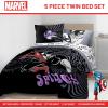 image:imageJay Franco Kids Comforter Set Includes Sheets and Pillow Covers  Soft and Cozy Bed Set for Stylish Room Decor Official Licensed Bedding Pink  Messi 5 Piece TwinBlack  Marvel Comics