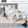 image:imageJay Franco Kids Comforter Set Includes Sheets and Pillow Covers  Soft and Cozy Bed Set for Stylish Room Decor Official Licensed Bedding Pink  Messi 5 Piece TwinWhite  Star Wars