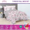 image:imageJay Franco Kids Comforter Set Includes Sheets and Pillow Covers  Soft and Cozy Bed Set for Stylish Room Decor Official Licensed Bedding Pink  Messi 5 Piece TwinPink  Disney Princess