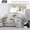 image:imageJay Franco Kids Comforter Set Includes Sheets and Pillow Covers  Soft and Cozy Bed Set for Stylish Room Decor Official Licensed Bedding Pink  Messi 5 Piece TwinWhite  Star Wars