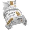 image:imageJay Franco Kids Comforter Set Includes Sheets and Pillow Covers  Soft and Cozy Bed Set for Stylish Room Decor Official Licensed Bedding Pink  Messi 5 Piece TwinWhite  Star Wars