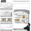image:imageJay Franco Kids Comforter Set Includes Sheets and Pillow Covers  Soft and Cozy Bed Set for Stylish Room Decor Official Licensed Bedding Pink  Messi 5 Piece TwinWhite  Star Wars