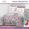 image:imageJay Franco Kids Comforter Set Includes Sheets and Pillow Covers  Soft and Cozy Bed Set for Stylish Room Decor Official Licensed Bedding Pink  Messi 5 Piece TwinPink  Disney Princess