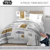 image:imageJay Franco Kids Comforter Set Includes Sheets and Pillow Covers  Soft and Cozy Bed Set for Stylish Room Decor Official Licensed Bedding Pink  Messi 5 Piece TwinWhite  Star Wars