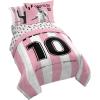 image:imageJay Franco Kids Comforter Set Includes Sheets and Pillow Covers  Soft and Cozy Bed Set for Stylish Room Decor Official Licensed Bedding Pink  Messi 5 Piece TwinPink  Messi