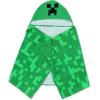 image:imageJay Franco Kids Hooded Towel  22 x 51 Super Soft Bath Wrap with 3D Hood Beach Pool amp Travel Official Licensed Product Green  Minecraft Creeper