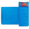 image:imageJay Franco Kids Nap Mat with Embedded Pillow amp Blanket  Soft 46x20 Microfiber Sleeping Bag with Name Tag amp Handle for School Travel Sleepover Red  SpideyRed  Spidey