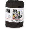 image:imageJay Franco Kids Nap Mat with Embedded Pillow amp Blanket  Soft 46x20 Microfiber Sleeping Bag with Name Tag amp HandleBlack  Star Wars