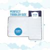 image:imageJay Franco Kids Nap Mat with Embedded Pillow amp Blanket  Soft 46x20 Microfiber Sleeping Bag with Name Tag amp HandleBlue  Bluey