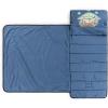 image:imageJay Franco Kids Nap Mat with Embedded Pillow amp Blanket  Soft 46x20 Microfiber Sleeping Bag with Name Tag amp HandleBlue  Mandalorian
