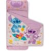 image:imageJay Franco Kids Nap Mat with Embedded Pillow amp Blanket  Soft 46x20 Microfiber Sleeping Bag with Name Tag amp HandleMulti  Lilo  Stitch