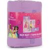 image:imageJay Franco Kids Nap Mat with Embedded Pillow amp Blanket  Soft 46x20 Microfiber Sleeping Bag with Name Tag amp HandlePink  Disney Princess