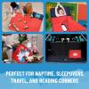 image:imageJay Franco Kids Nap Mat with Embedded Pillow amp Blanket  Soft 46x20 Microfiber Sleeping Bag with Name Tag amp HandleRed  Spiderman
