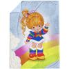 image:imageJay Franco Kids Plush Throw Blanket  50 x 70 Inches Soft amp Cozy Fleece Throw for Bedroom amp Couch Dcor Official Licensed Product Grey  ThunderboltsMulti  Rainbow Brite