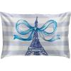 image:imageJay Franco Kids Satin Pillowcase  Pillow Cover ONLY  20 x 30 Inch Standard Size Super Soft amp Comfort Bedding Official Licensed Product Multi  Emily in ParisWhite  Emily in Paris