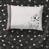 image:imageJay Franco Kids Sheet Set with Fitted Flat Sheets amp Pillow Cover  UltraSoft Bedding with Pillowcase for Room Decor Black  Minnie Mouse 3 Piece TwinBlack  Mickey and Friends