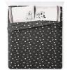 image:imageJay Franco Kids Sheet Set with Fitted Flat Sheets amp Pillow Cover  UltraSoft Bedding with Pillowcase for Room Decor Black  Minnie Mouse 3 Piece TwinBlack  Mickey and Friends