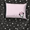 image:imageJay Franco Kids Sheet Set with Fitted Flat Sheets amp Pillow Cover  UltraSoft Bedding with Pillowcase for Room Decor Black  Minnie Mouse 3 Piece TwinBlack  Minnie Mouse