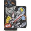 image:imageJay Franco Kids Nap Mat with Embedded Pillow amp Blanket  Soft 46x20 Microfiber Sleeping Bag with Name Tag amp HandleBlack  Star Wars