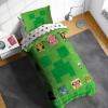 image:imageSunny Side Up Minecraft Twin Comforter Set  5 Piece Kids Bedding Includes Comforter Sheets amp Pillow Cover  Super Soft Gamer Microfiber Bed Set