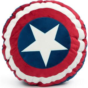 image:imageJay Franco Furby Shaped Decorative Pillow  17 Inch Kids UltraSoft Stuffed Plushie amp Cozy Throw Pillow Official Licensed Product PurpleMulti  Captain America