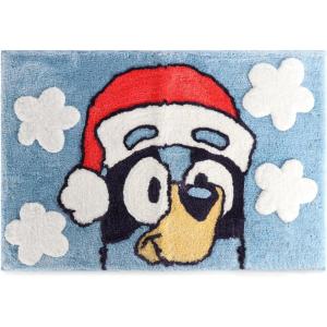 image:imageJay Franco Kids Christmas Tufted Bath Rug  20 x 30 Inches NonSlip Plush Mat with Latex Backing UltraSoft Absorbent Carpet Official Licensed Product Blue  StitchBlue  Buey