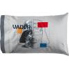 image:imageJay Franco Kids Sheet Set with Fitted Flat Sheets amp Pillow Cover  UltraSoft Bedding with Pillowcase for Room Decor White  Avengers 4 Piece FullGray  Star Wars