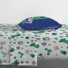 image:imageJay Franco Kids Sheet Set with Fitted Flat Sheets amp Pillow Cover  UltraSoft Bedding with Pillowcase for Room Decor White  Avengers 4 Piece FullMulti  Minecraft
