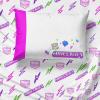 image:imageJay Franco Kids Sheet Set with Fitted Flat Sheets amp Pillow Cover  UltraSoft Bedding with Pillowcase for Room Decor White  Avengers 4 Piece FullPurple  Minecraft