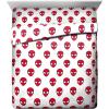image:imageJay Franco Kids Sheet Set with Fitted Flat Sheets amp Pillow Cover  UltraSoft Bedding with Pillowcase for Room Decor White  Avengers 4 Piece FullRed  Spiderman