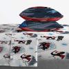 image:imageJay Franco Kids Sheet Set with Fitted Flat Sheets amp Pillow Cover  UltraSoft Bedding with Pillowcase for Room Decor White  Avengers 4 Piece FullWhite  Spiderman