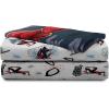 image:imageJay Franco Kids Sheet Set with Fitted Flat Sheets amp Pillow Cover  UltraSoft Bedding with Pillowcase for Room Decor White  Avengers 4 Piece FullWhite  Spiderman