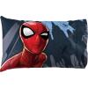 image:imageJay Franco Kids Sheet Set with Fitted Flat Sheets amp Pillow Cover  UltraSoft Bedding with Pillowcase for Room Decor White  Avengers 4 Piece FullWhite  Spiderman