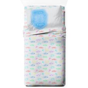 image:imageJay Franco Kids Sheet Set with Fitted Flat Sheets amp Pillow Cover  UltraSoft Bedding with Pillowcase for Room Decor White  Avengers 4 Piece FullGray  Cars