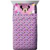 image:imageJay Franco Kids Comforter Set Includes Sheets and Pillow Covers  Soft and Cozy Bed Set for Stylish Room Decor Pink  Minnie Mouse 02 5 Piece Twin Size Bedding