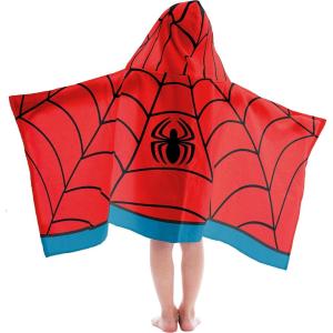 image:imageJay Franco Kids Hooded Towel  22 x 51 Super Soft Bath Wrap with 3D Hood Beach Pool amp Travel Official Licensed Product Multi  Minnie MouseRed  Spiderman