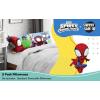 image:imageSunny Side Up Disney Mickey Mouse 2 Pack Reversible Pillowcases  Double Sided Pillow Covers Kids Super Soft BeddingMulti  Spidey  Friends