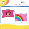 image:imageSunny Side Up Disney Mickey Mouse 2 Pack Reversible Pillowcases  Double Sided Pillow Covers Kids Super Soft BeddingPink  Minnie Mouse