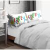 image:imageSunny Side Up Disney Mickey Mouse 2 Pack Reversible Pillowcases  Double Sided Pillow Covers Kids Super Soft BeddingWhite  Mickey Mouse